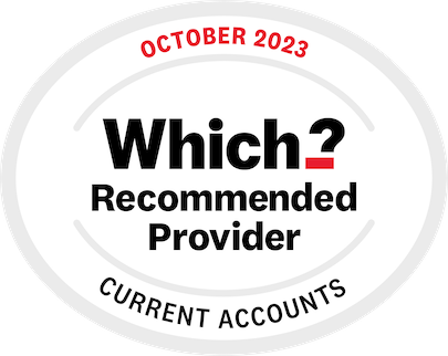 Which? Current Accounts Recommended Provider award for October 2022